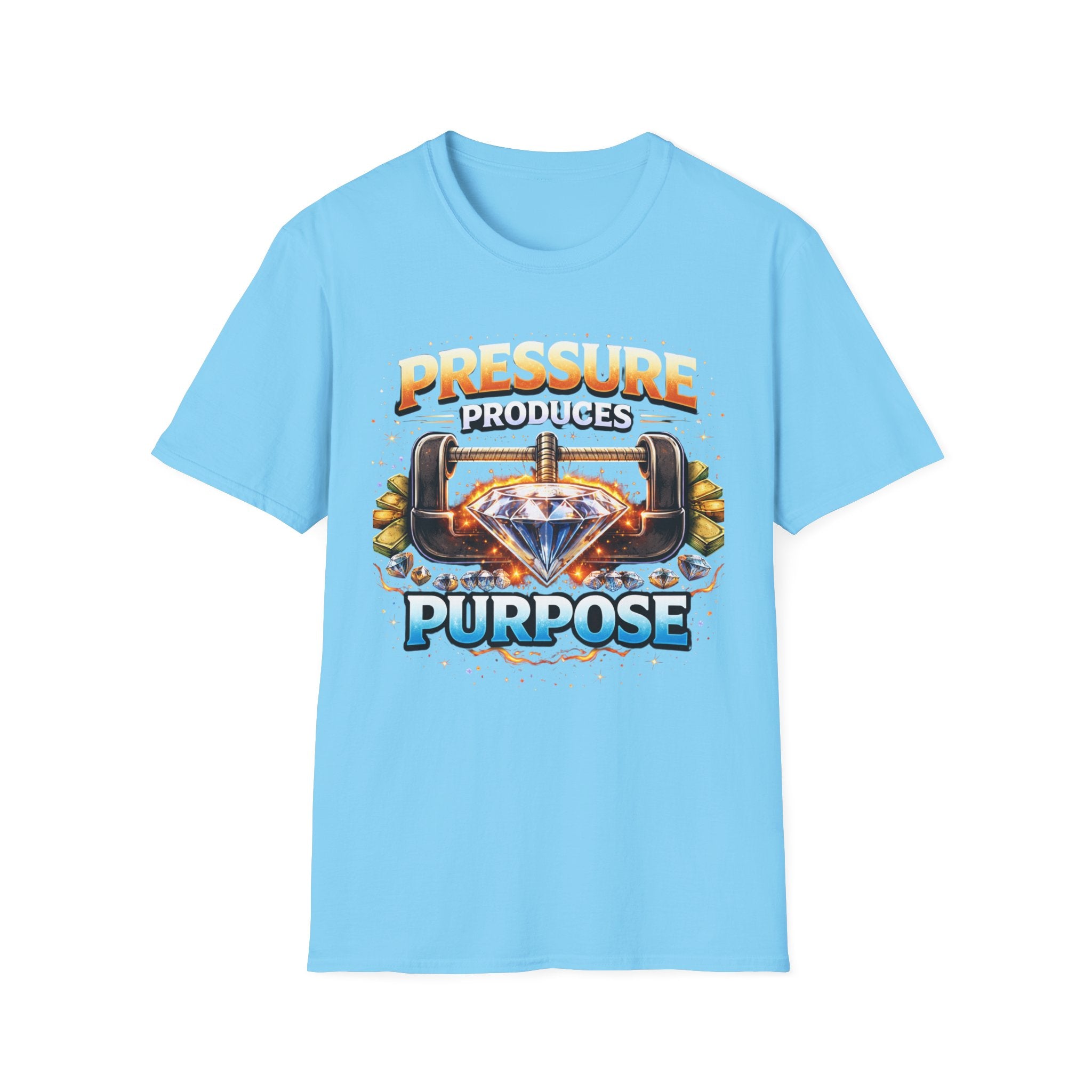 Pressure Produces Purpose T-Shirt — Inspirational Motivational Graphic Tee
