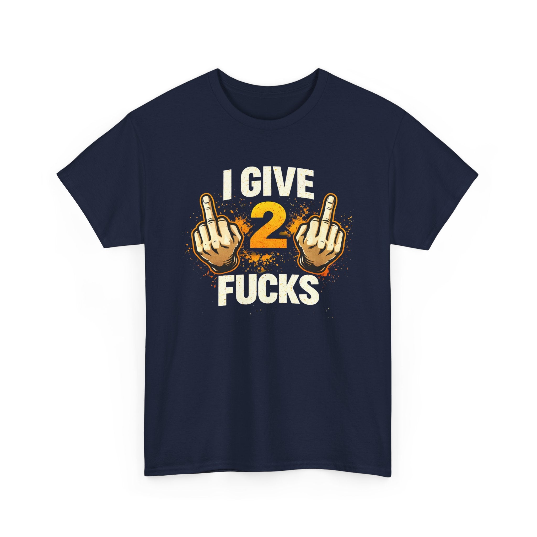 Middle Finger 2 F***s Tee - Funny Sarcastic Graphic T-Shirt