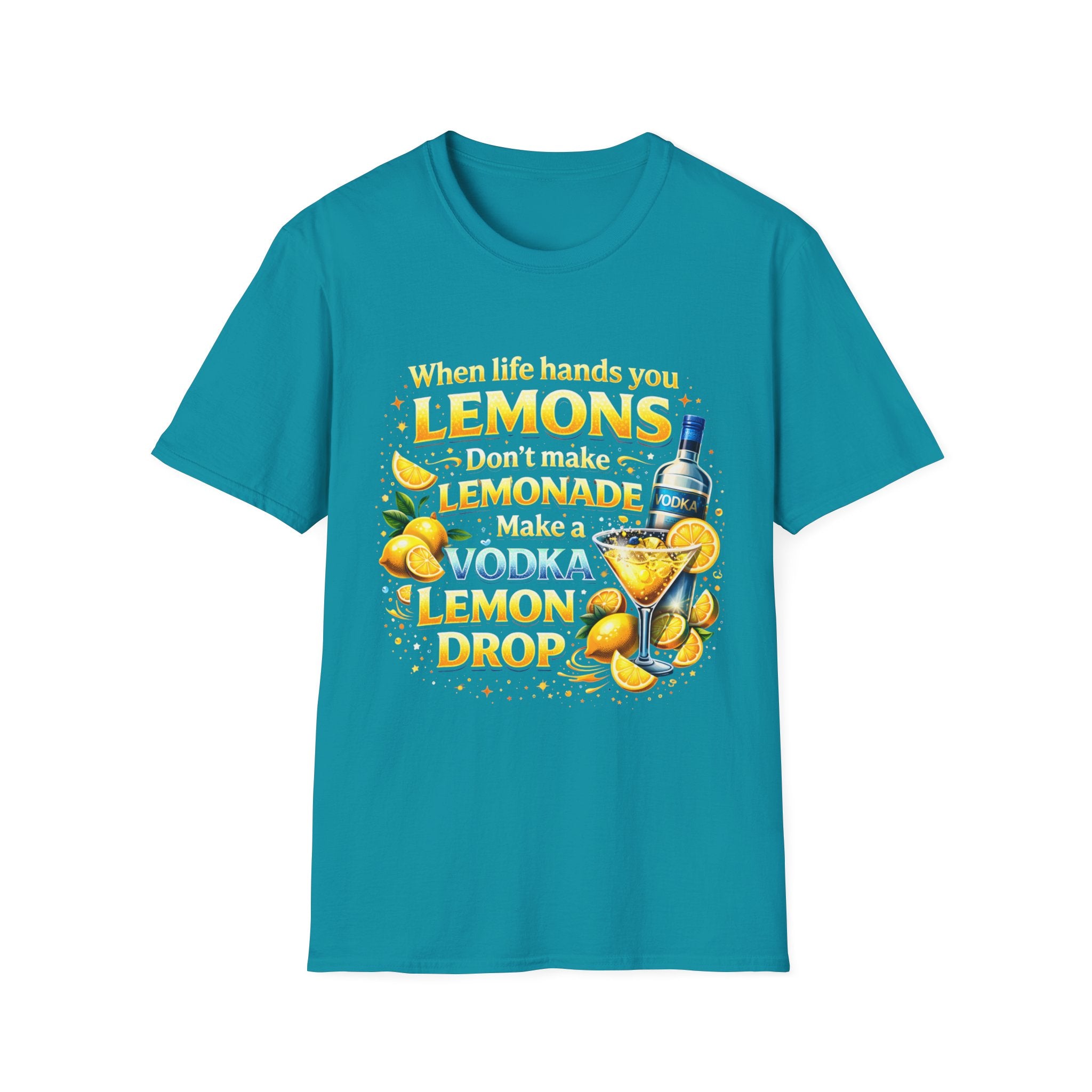 Lemon Drop Vodka Tee — When Life Gives You Lemons Graphic T-Shirt