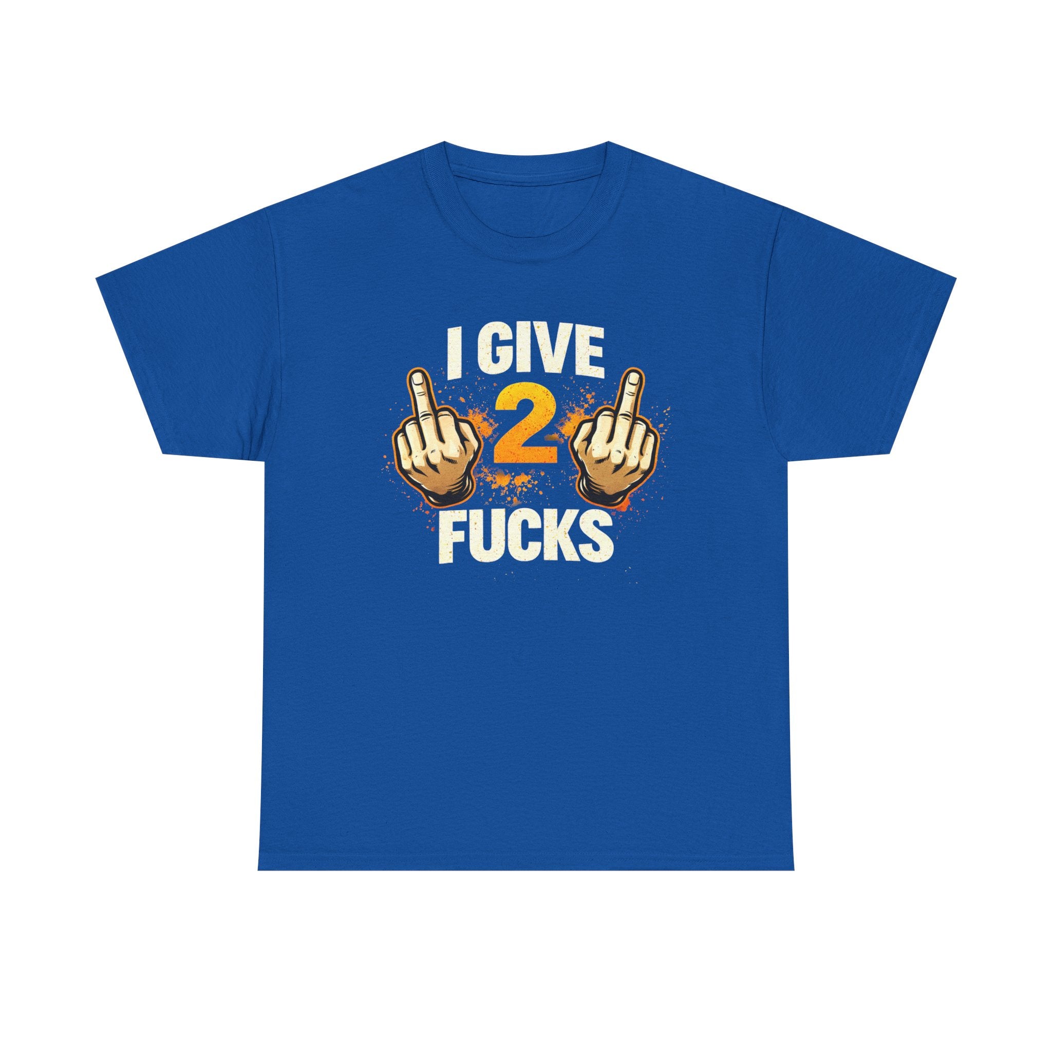 Middle Finger 2 F***s Tee - Funny Sarcastic Graphic T-Shirt