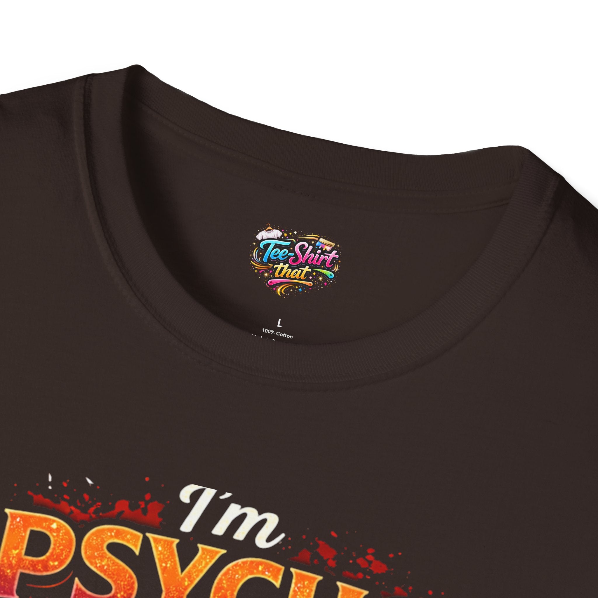 Psycho, Deranged and Insane Play? Graphic T-Shirt — Horror Clown & Masked Killer Design