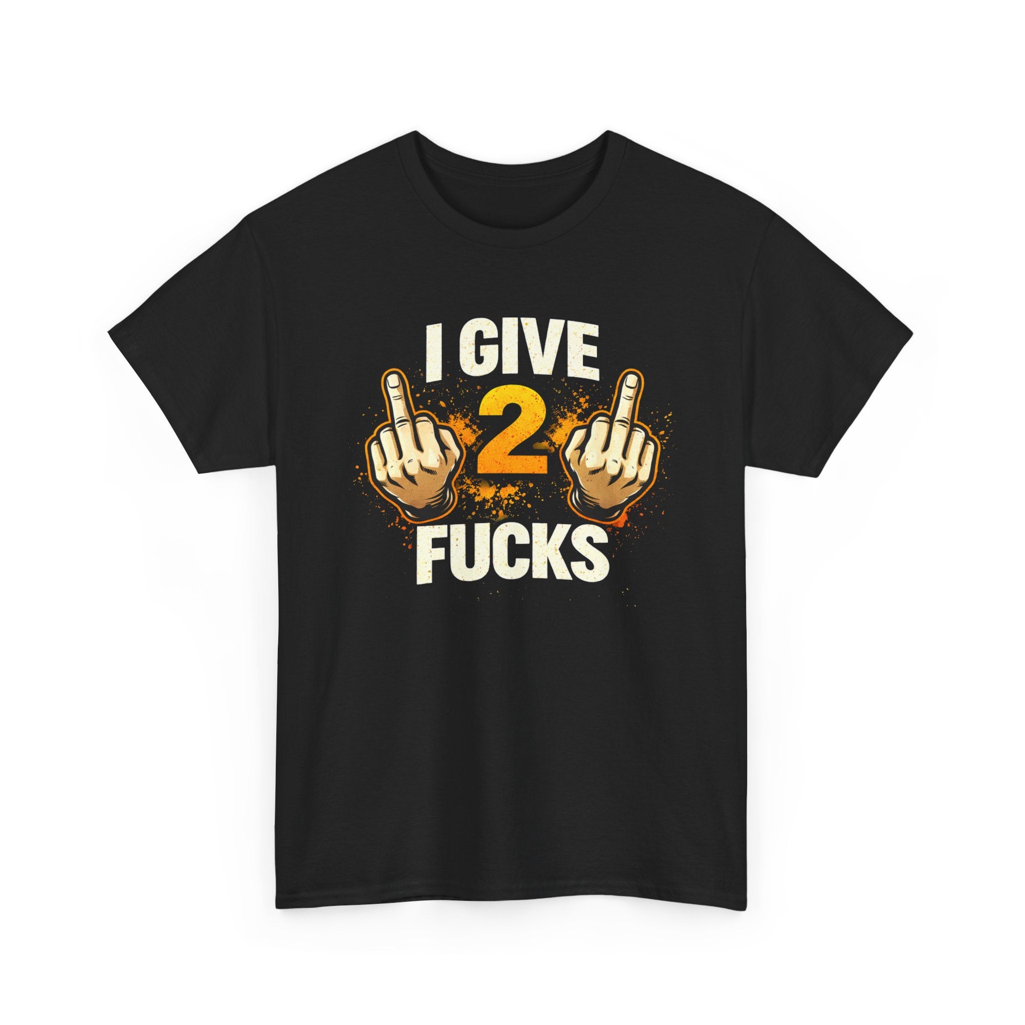 Middle Finger 2 F***s Tee - Funny Sarcastic Graphic T-Shirt