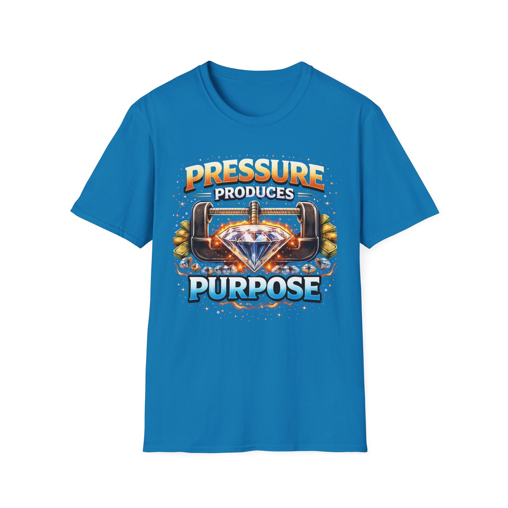 Pressure Produces Purpose T-Shirt — Inspirational Motivational Graphic Tee