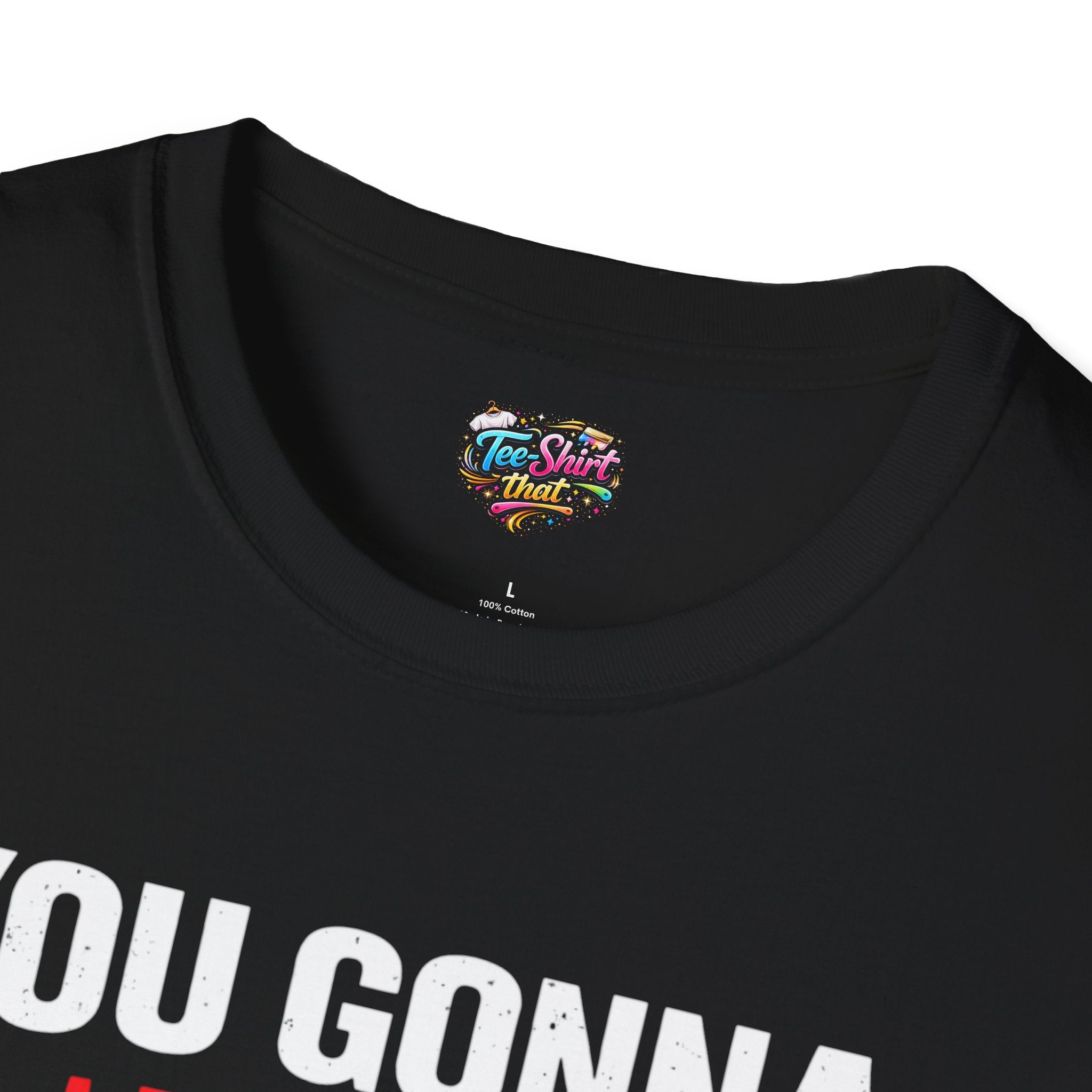 Graphic T-Shirt — “F**k Around How Gangster” Warning Sign Tee