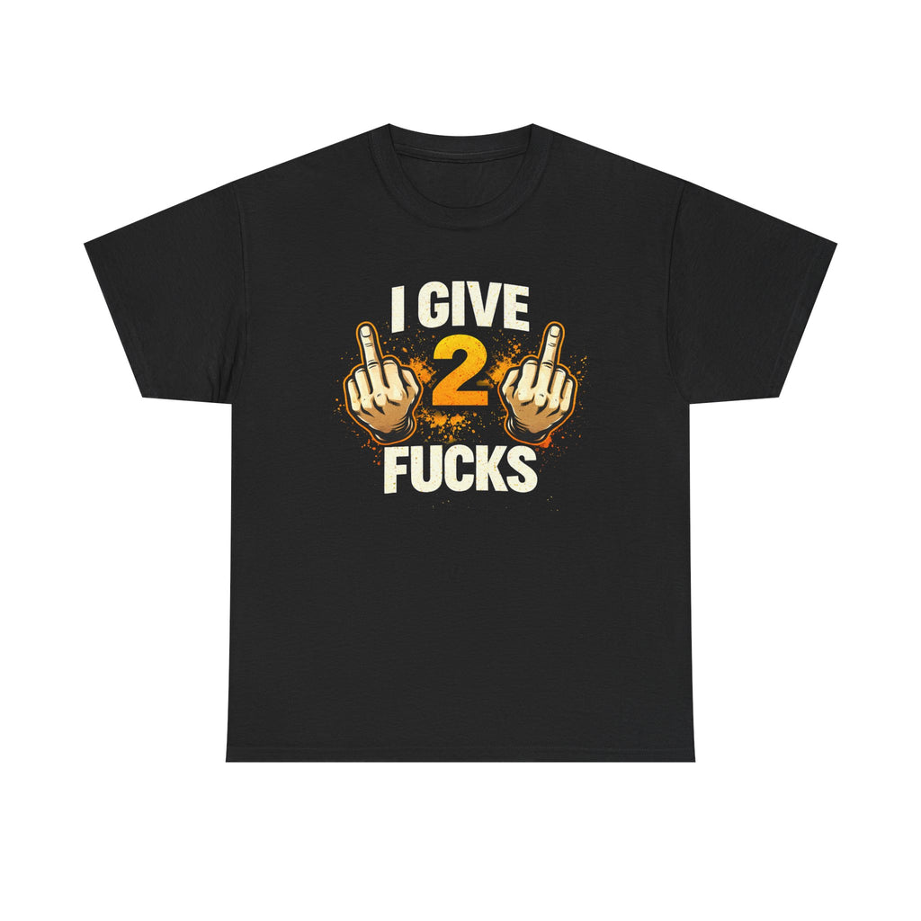 Middle Finger 2 F***s Tee - Funny Sarcastic Graphic T-Shirt