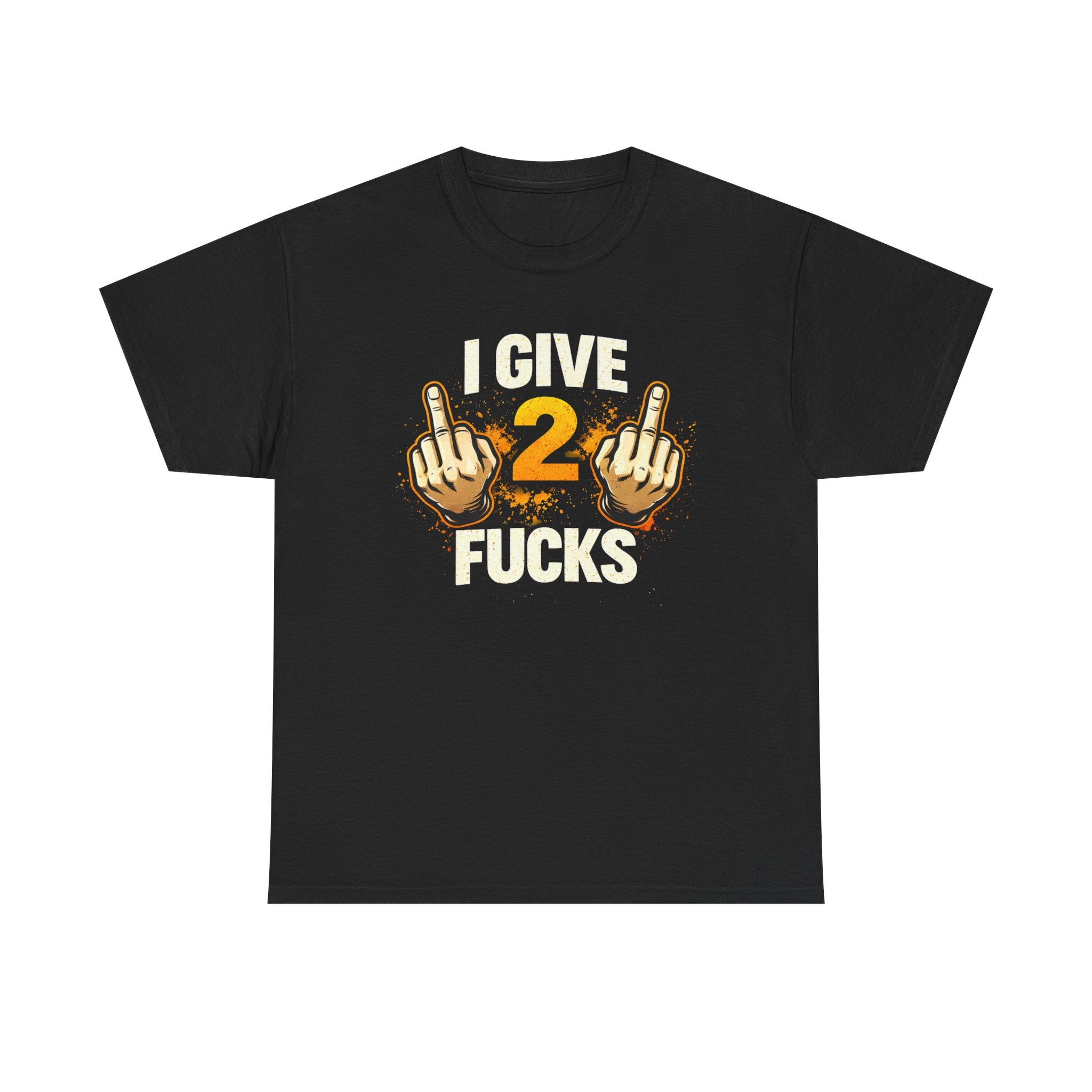 Middle Finger 2 F***s Tee - Funny Sarcastic Graphic T-Shirt