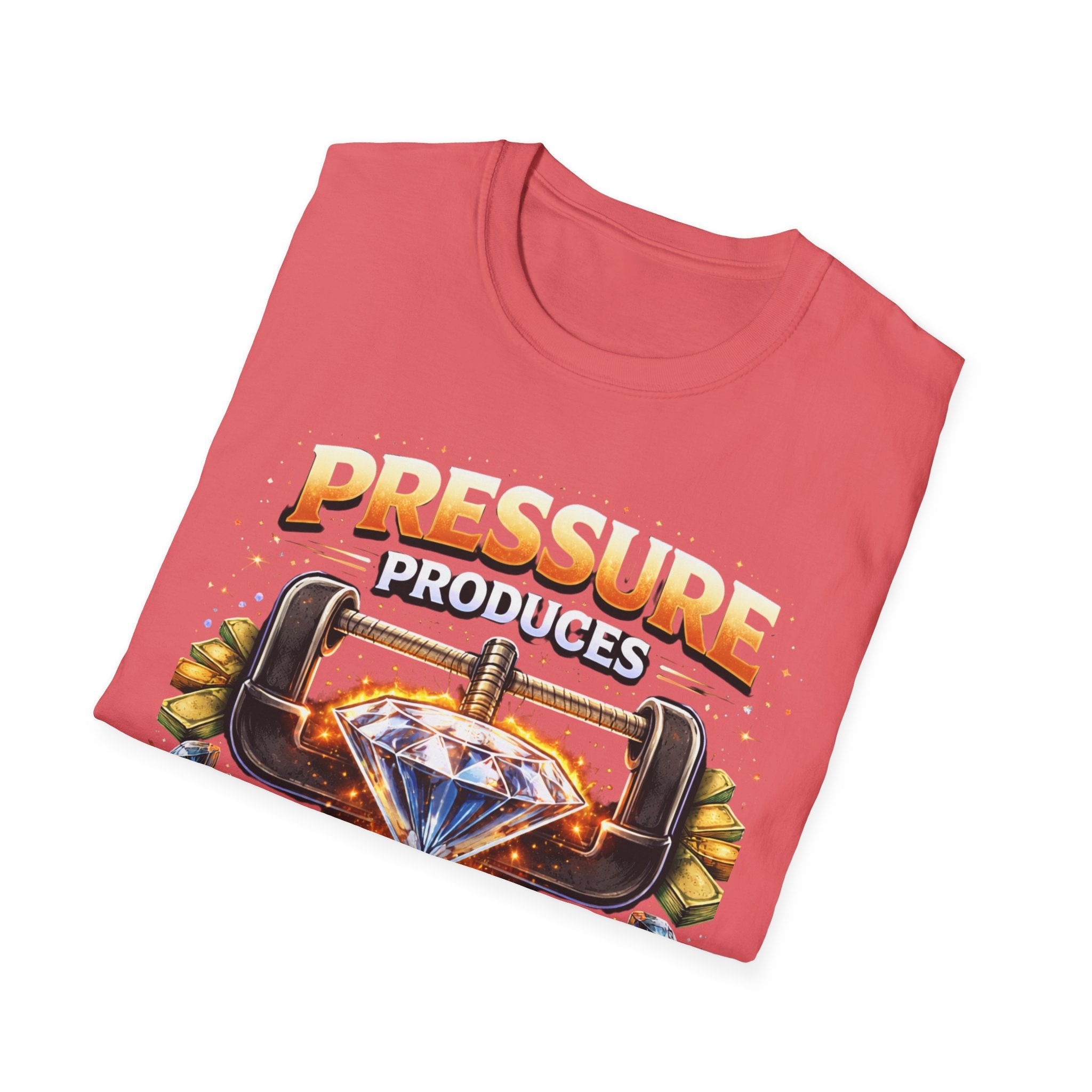 Pressure Produces Purpose T-Shirt — Inspirational Motivational Graphic Tee