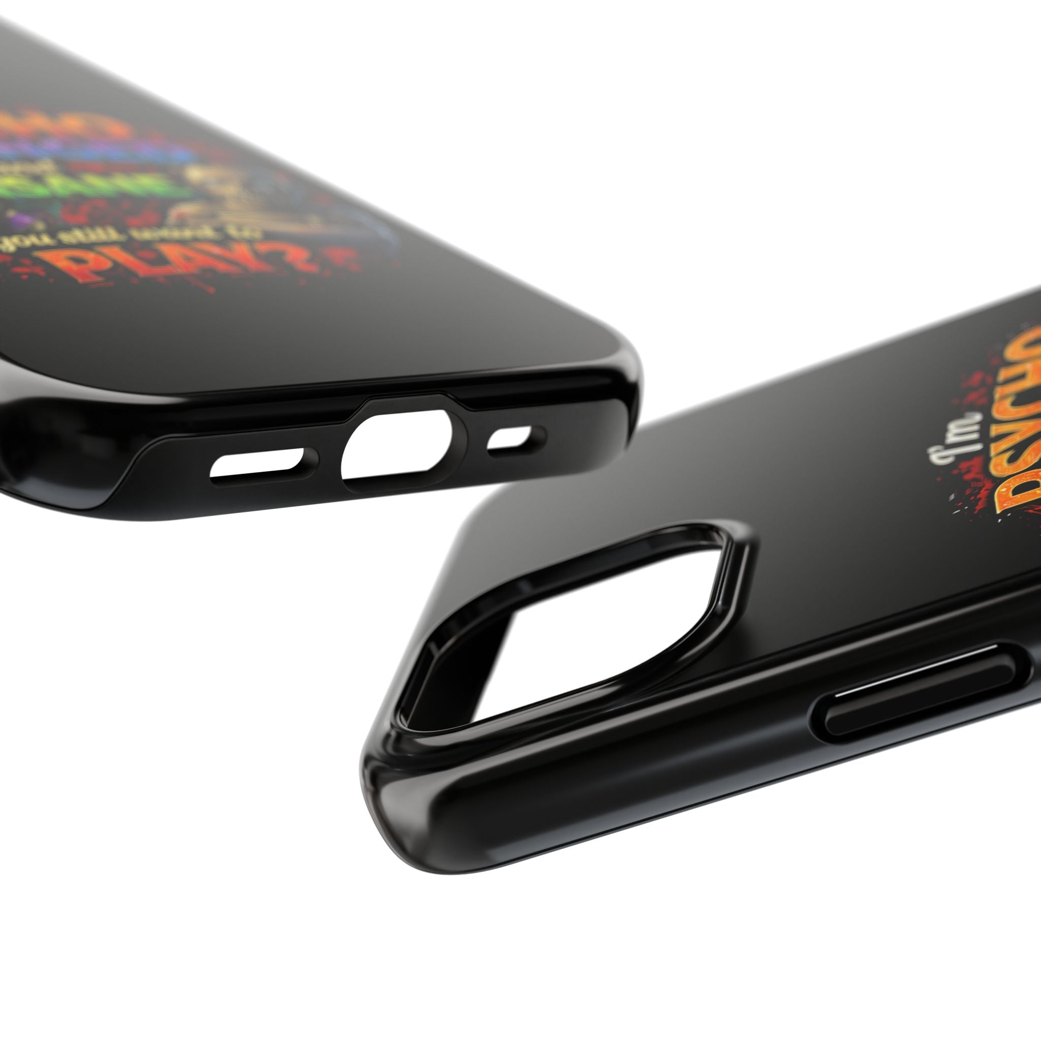Phone Case — "I'm Psycho, Deranged and Insane" Horror Graphic Tough Case