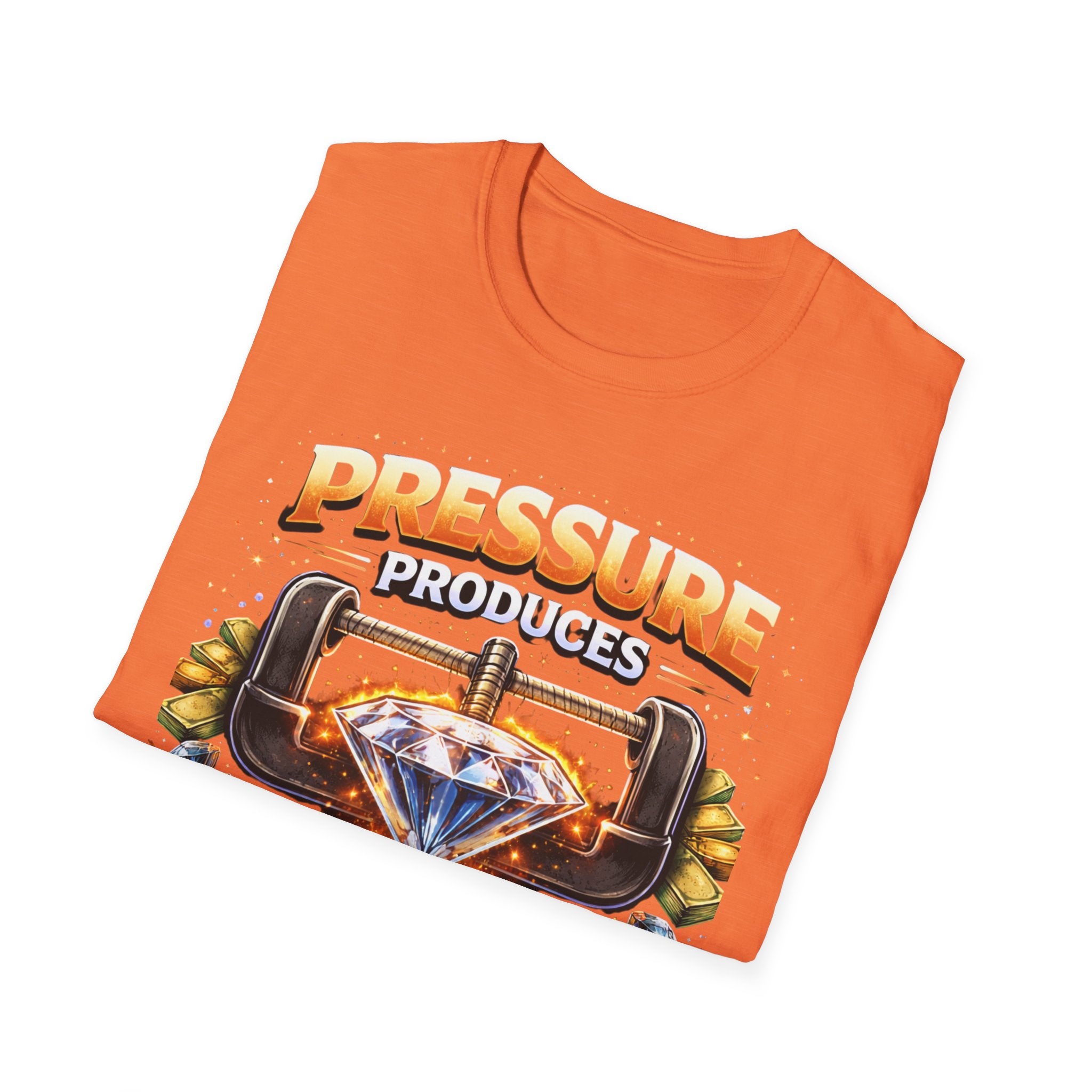 Pressure Produces Purpose T-Shirt — Inspirational Motivational Graphic Tee