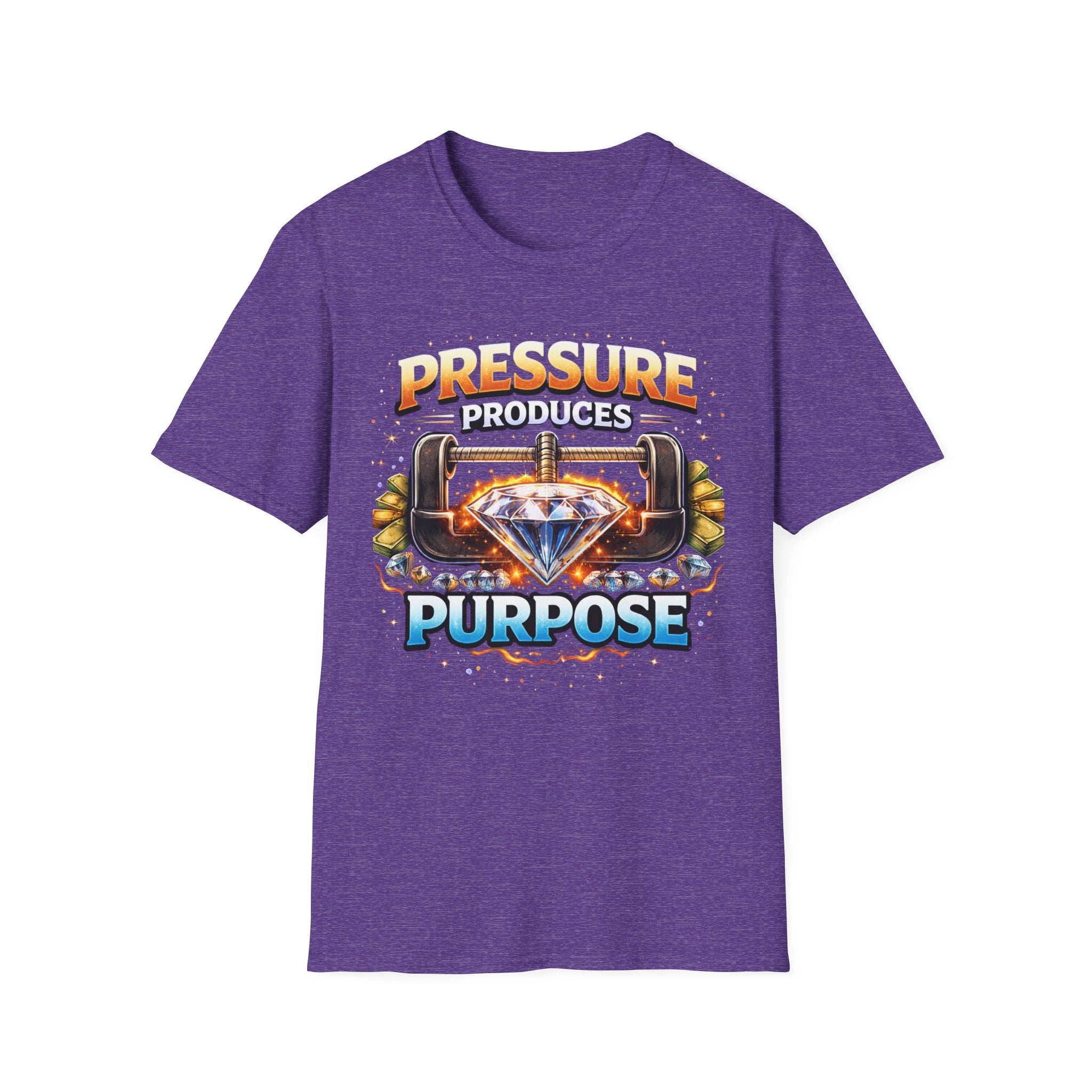 Pressure Produces Purpose T-Shirt — Inspirational Motivational Graphic Tee