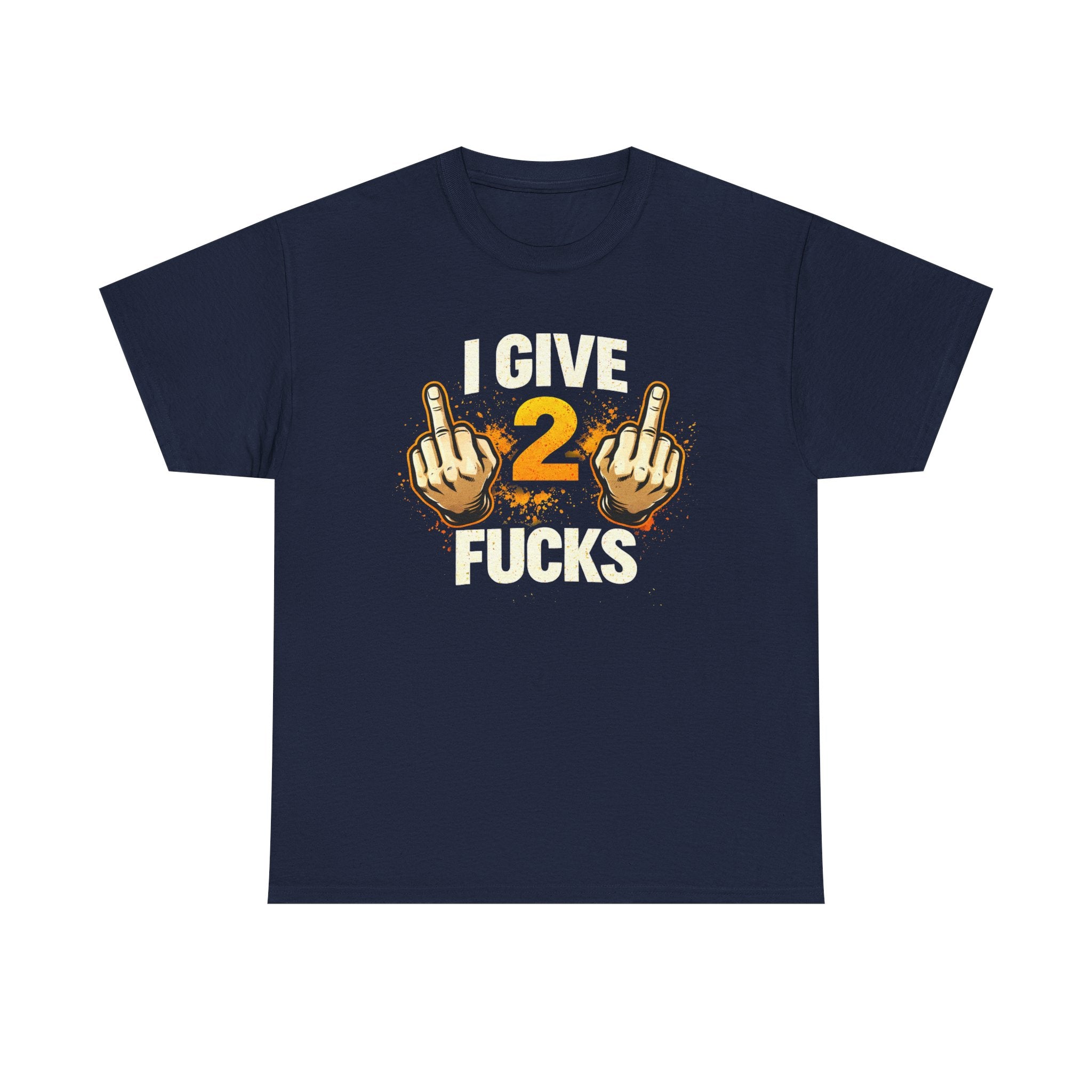 Middle Finger 2 F***s Tee - Funny Sarcastic Graphic T-Shirt