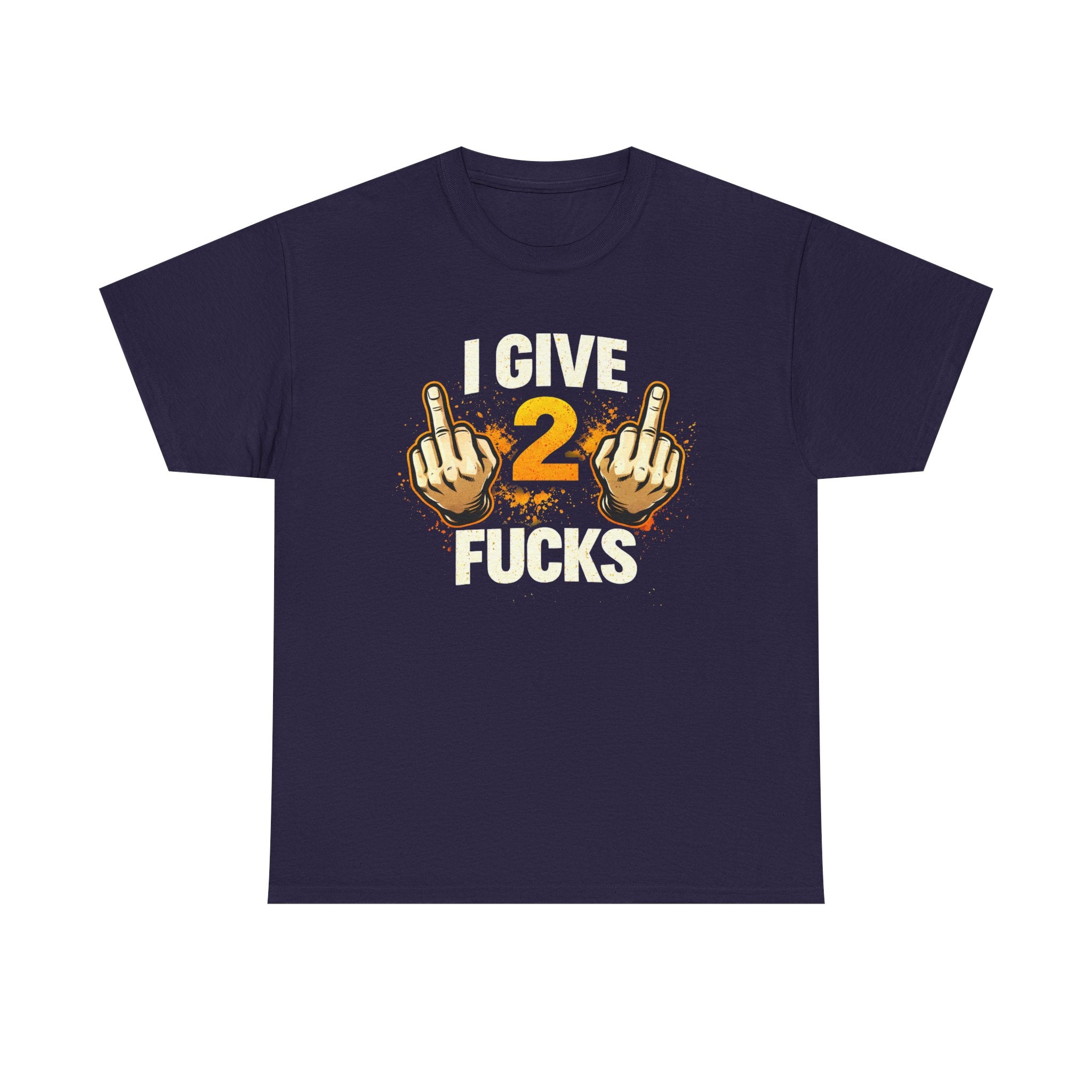 Middle Finger 2 F***s Tee - Funny Sarcastic Graphic T-Shirt