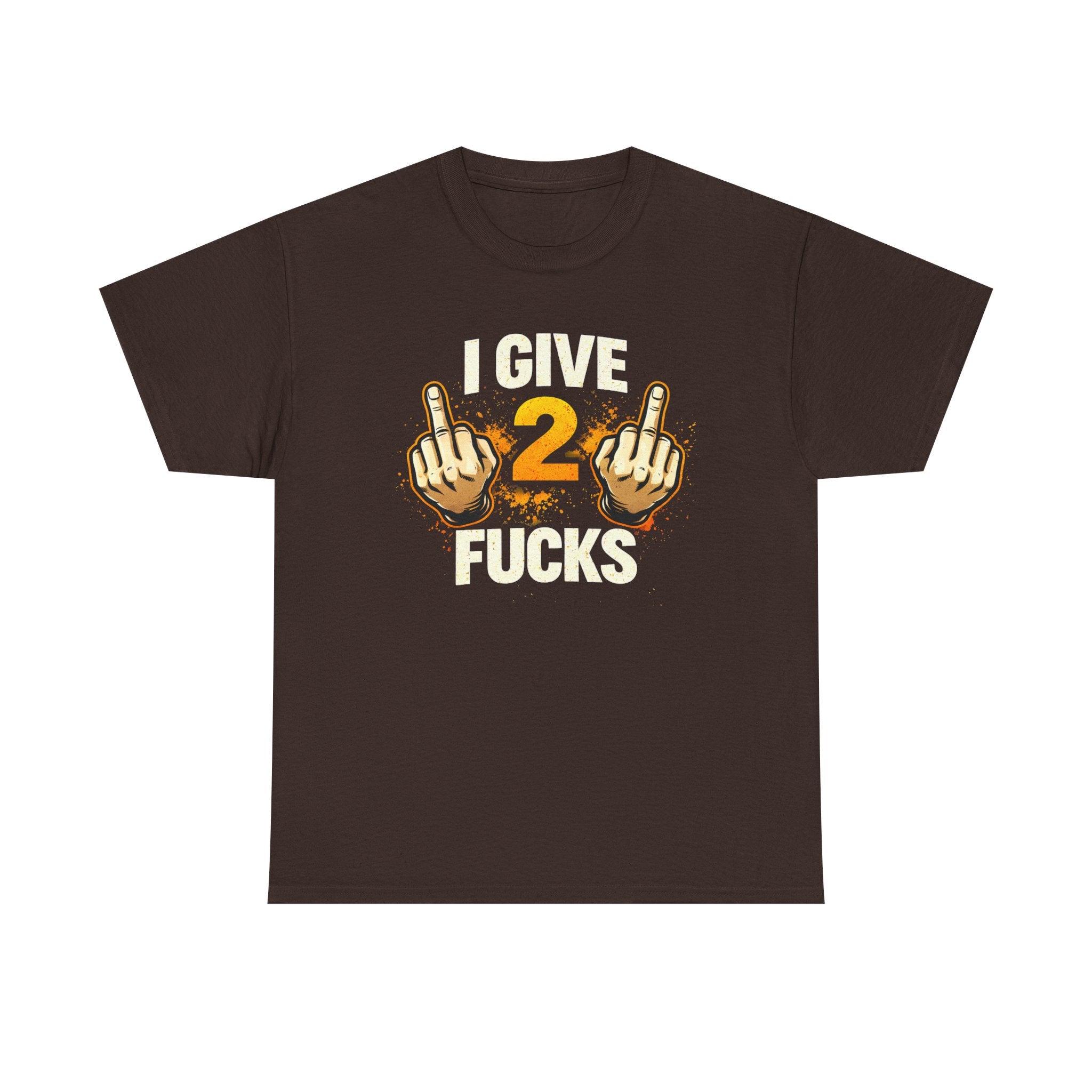 Middle Finger 2 F***s Tee - Funny Sarcastic Graphic T-Shirt