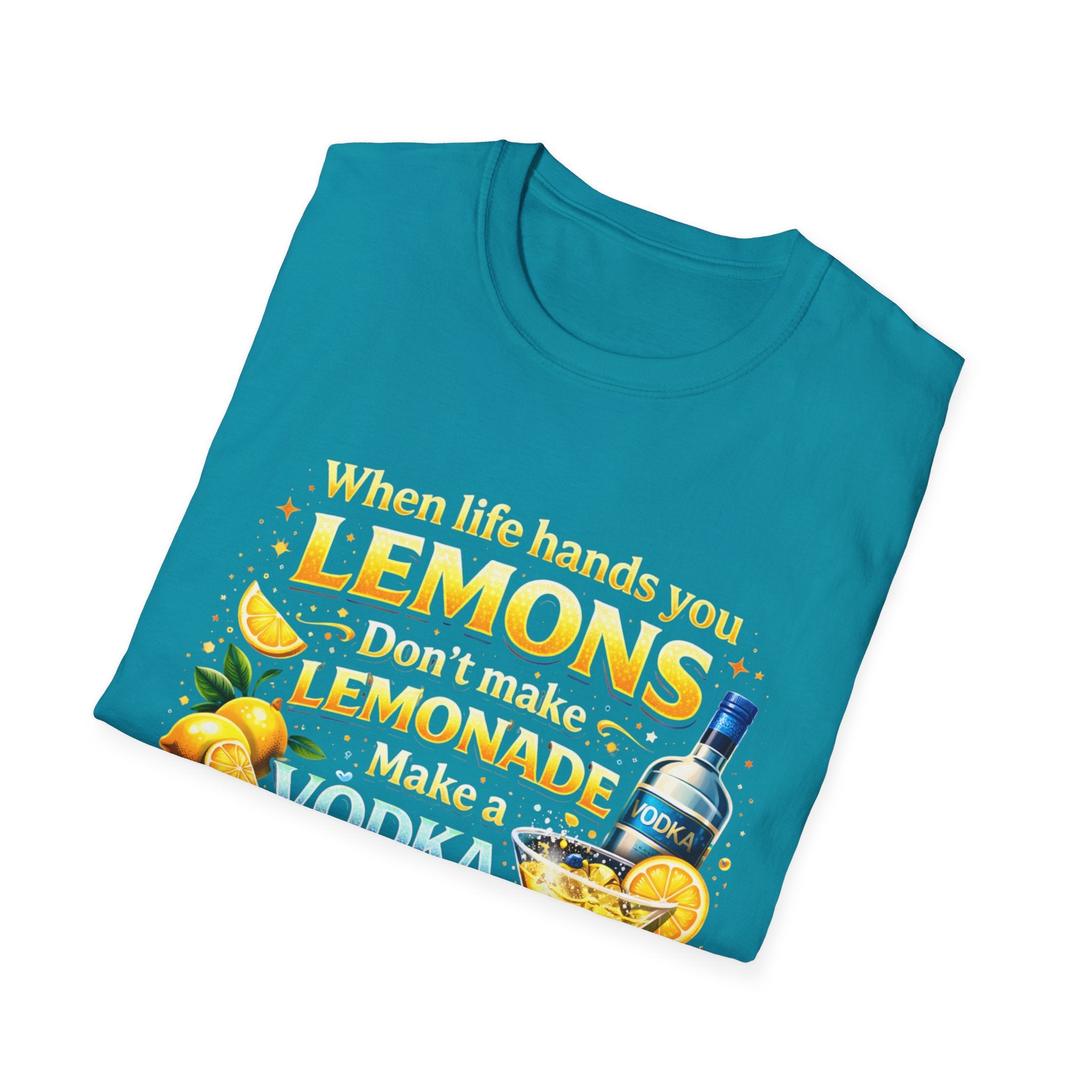 Lemon Drop Vodka Tee — When Life Gives You Lemons Graphic T-Shirt