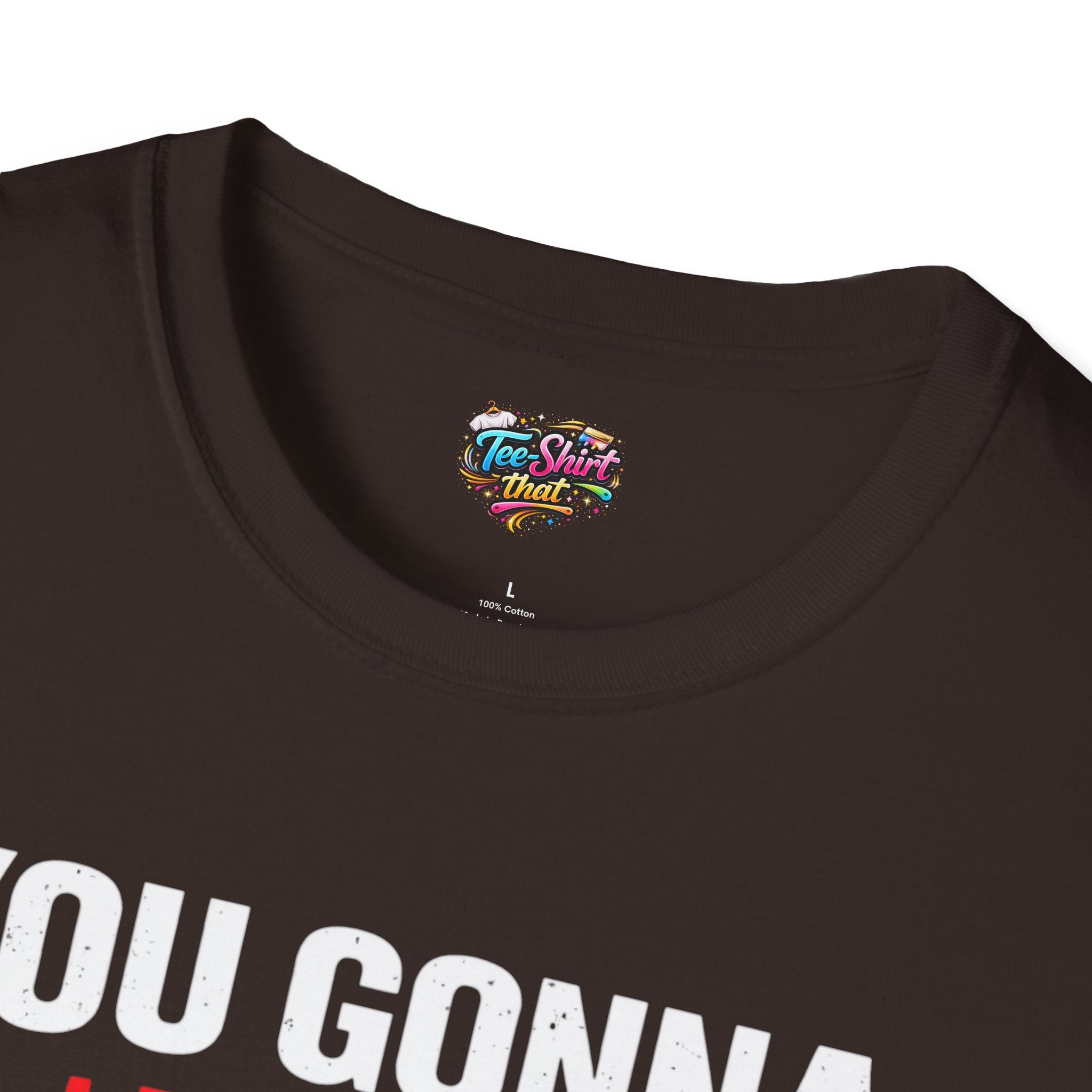 Graphic T-Shirt — “F**k Around How Gangster” Warning Sign Tee