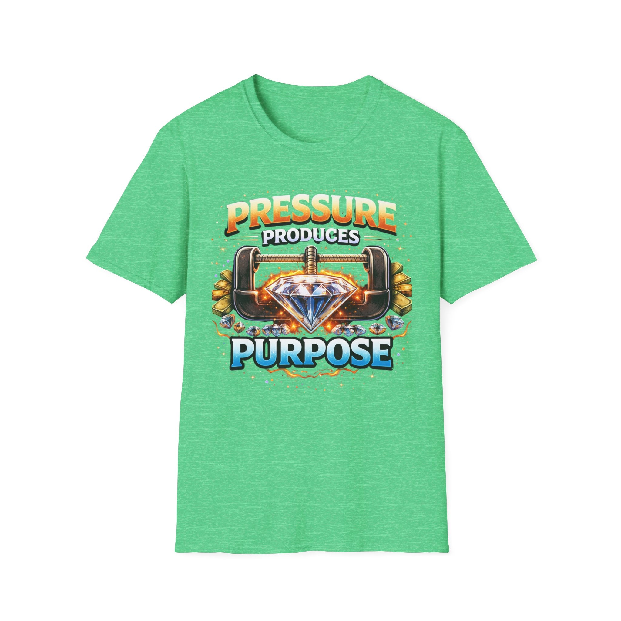 Pressure Produces Purpose T-Shirt — Inspirational Motivational Graphic Tee
