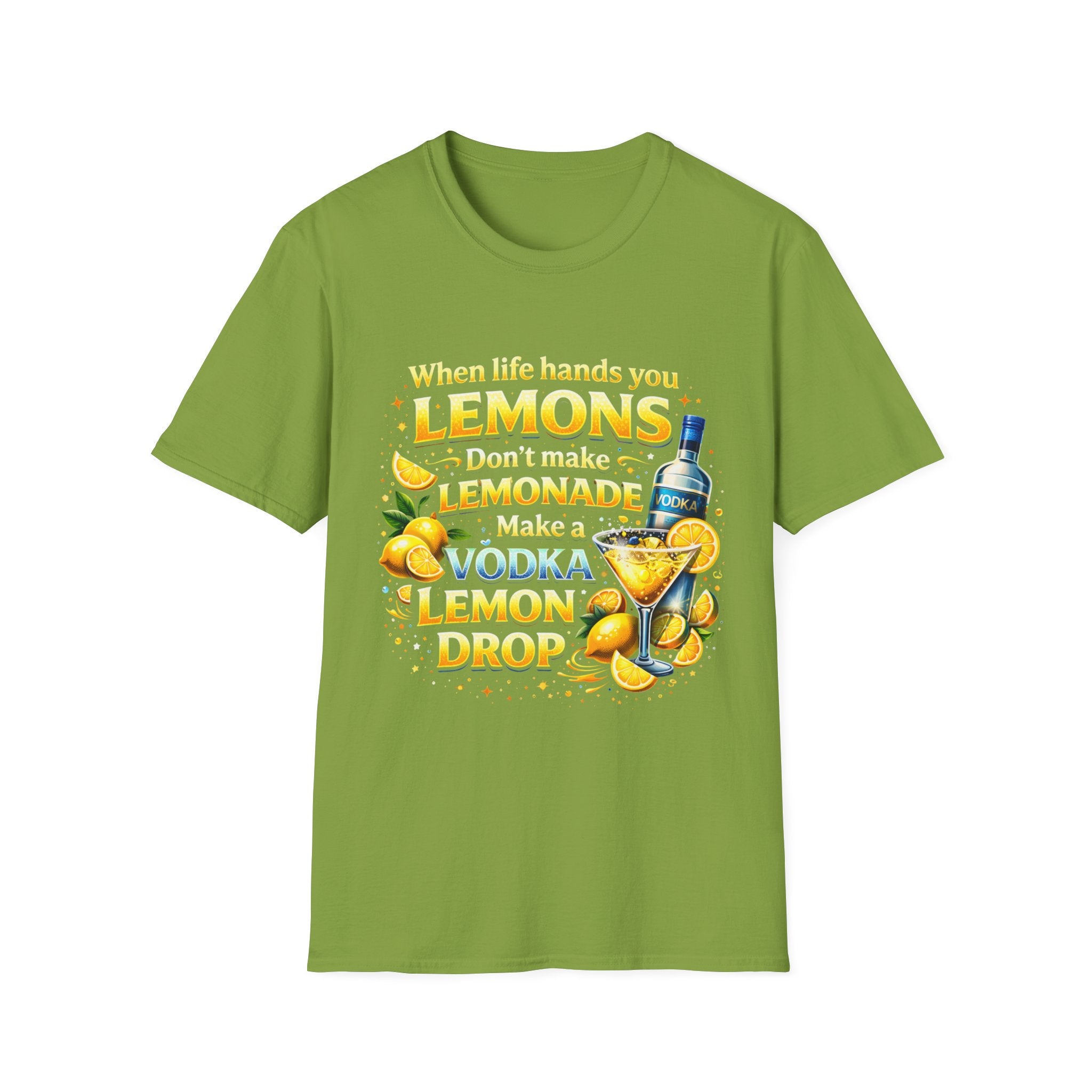 Lemon Drop Vodka Tee — When Life Gives You Lemons Graphic T-Shirt
