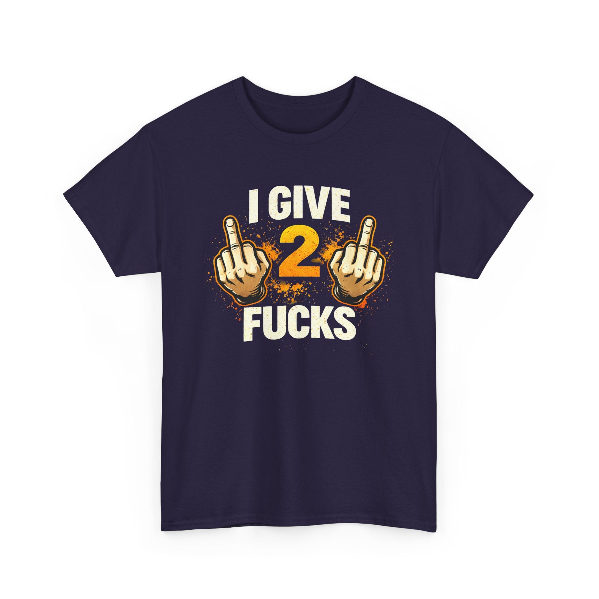 Middle Finger 2 F***s Tee - Funny Sarcastic Graphic T-Shirt